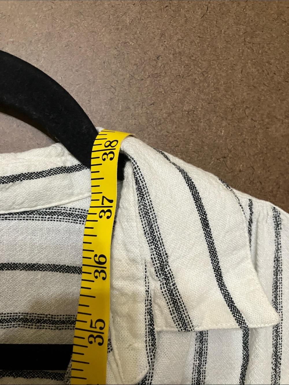 Old Navy vertical stripes women’s Shirtdress - Picture 8 of 10